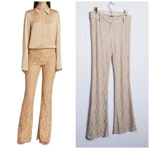 SW3 Bespoke Lace Flare Pants - Tan